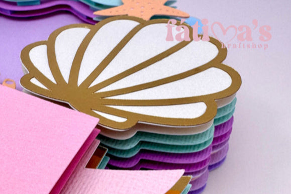 Plantilla Bajo el Mar Cake Topper 3D