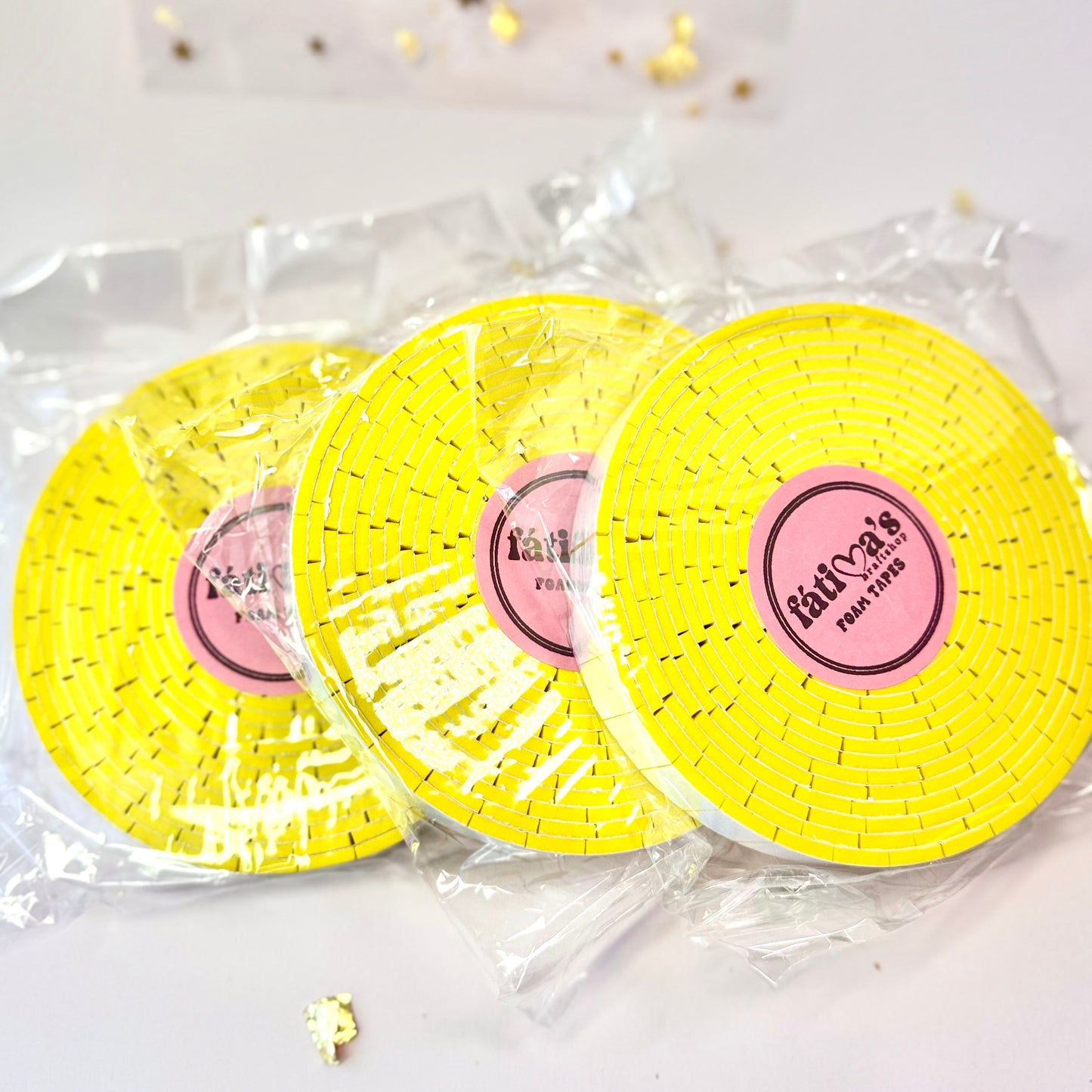 3 rollos 3mm Foam Tape