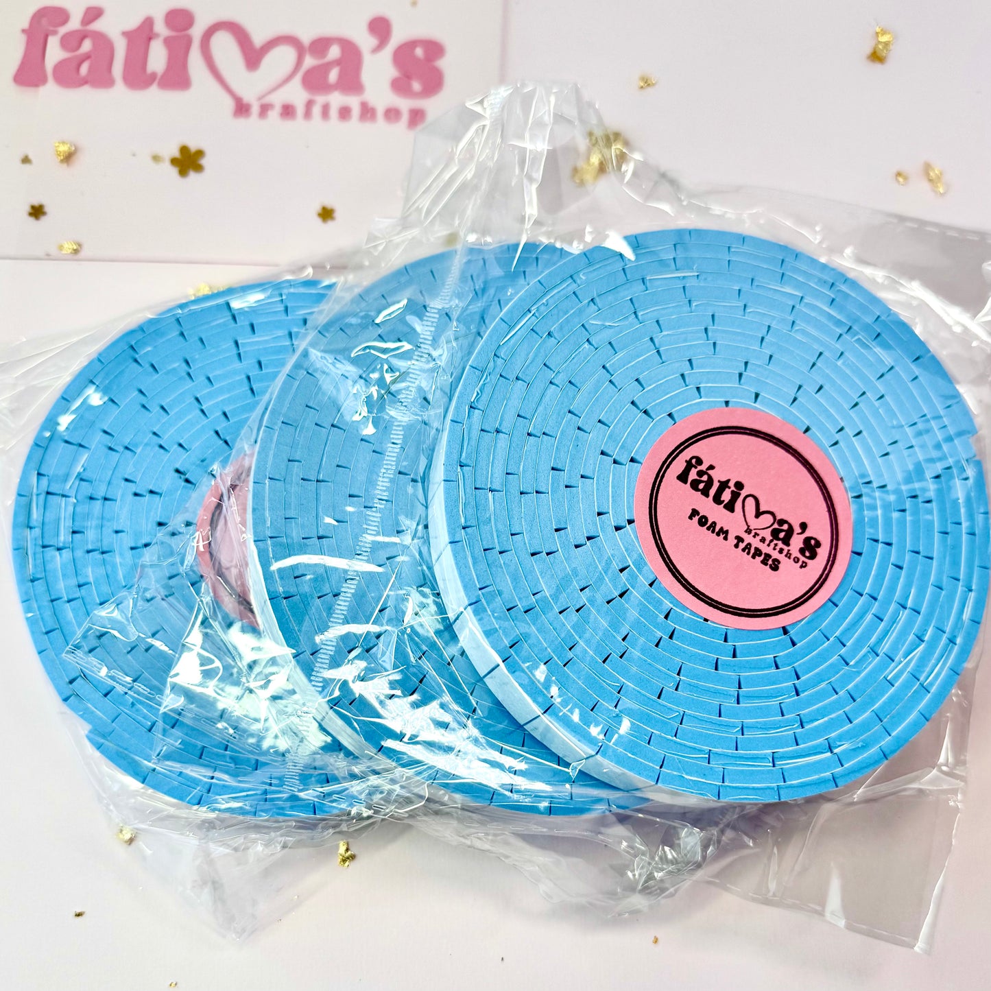3 rollos 3mm Foam Tape